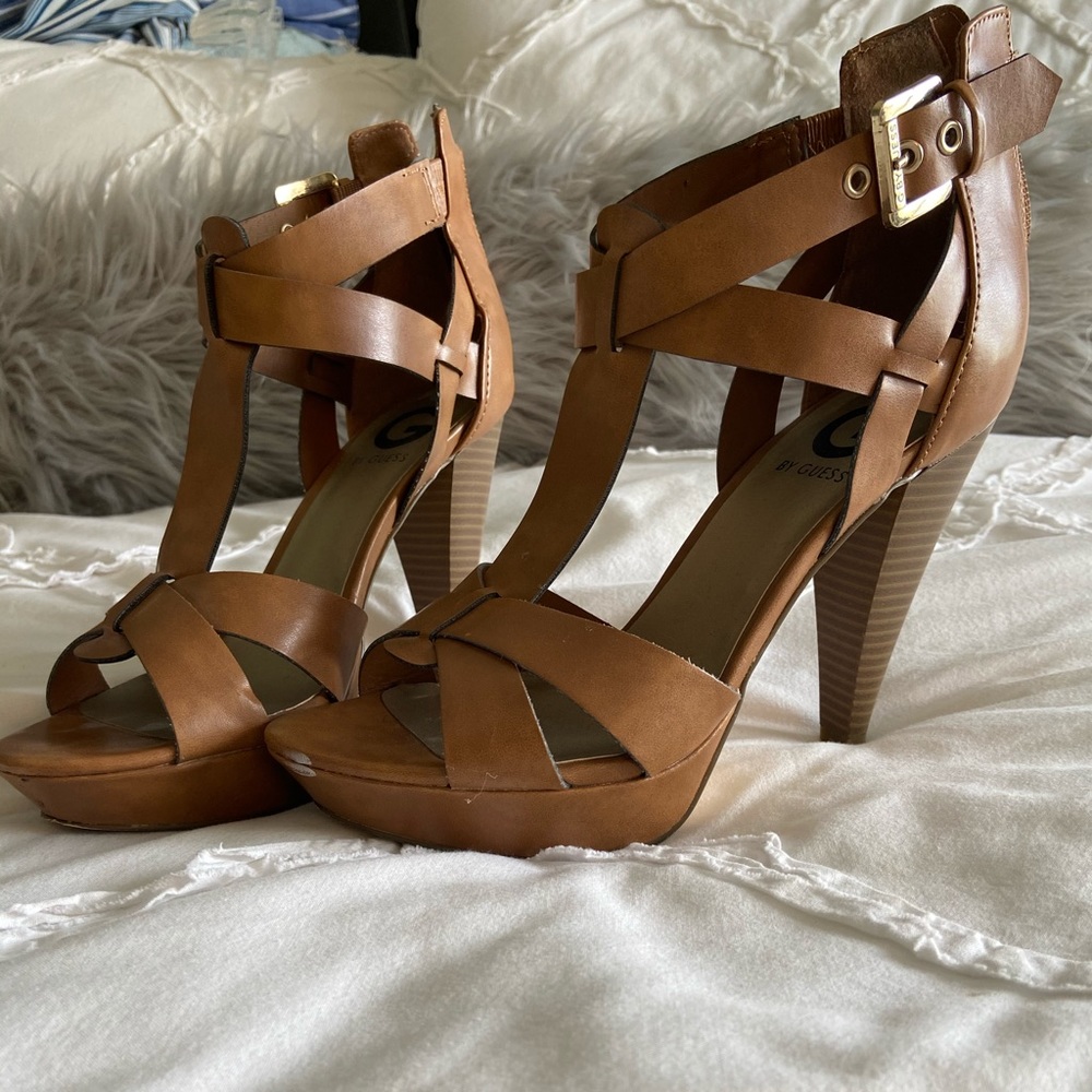 Guess platform heels